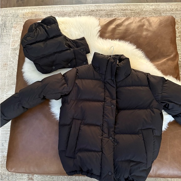 lululemon Black Wunder Puff Down Jacket - Picture 1 of 2